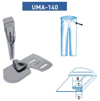 Приспособление UMA-140 8 мм, 20-10 H