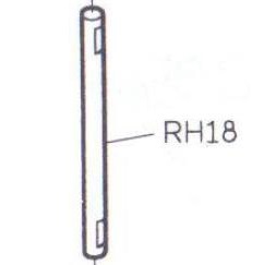 Стержень двигателя ткани RH18 (original)