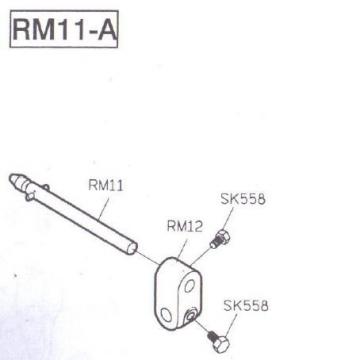 Вал коленоподъемника в сборе RM11-A (original)